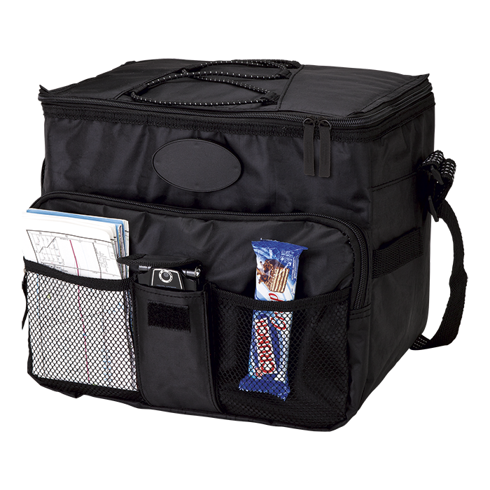 18 Can Cooler with 2 Front Mesh Pockets